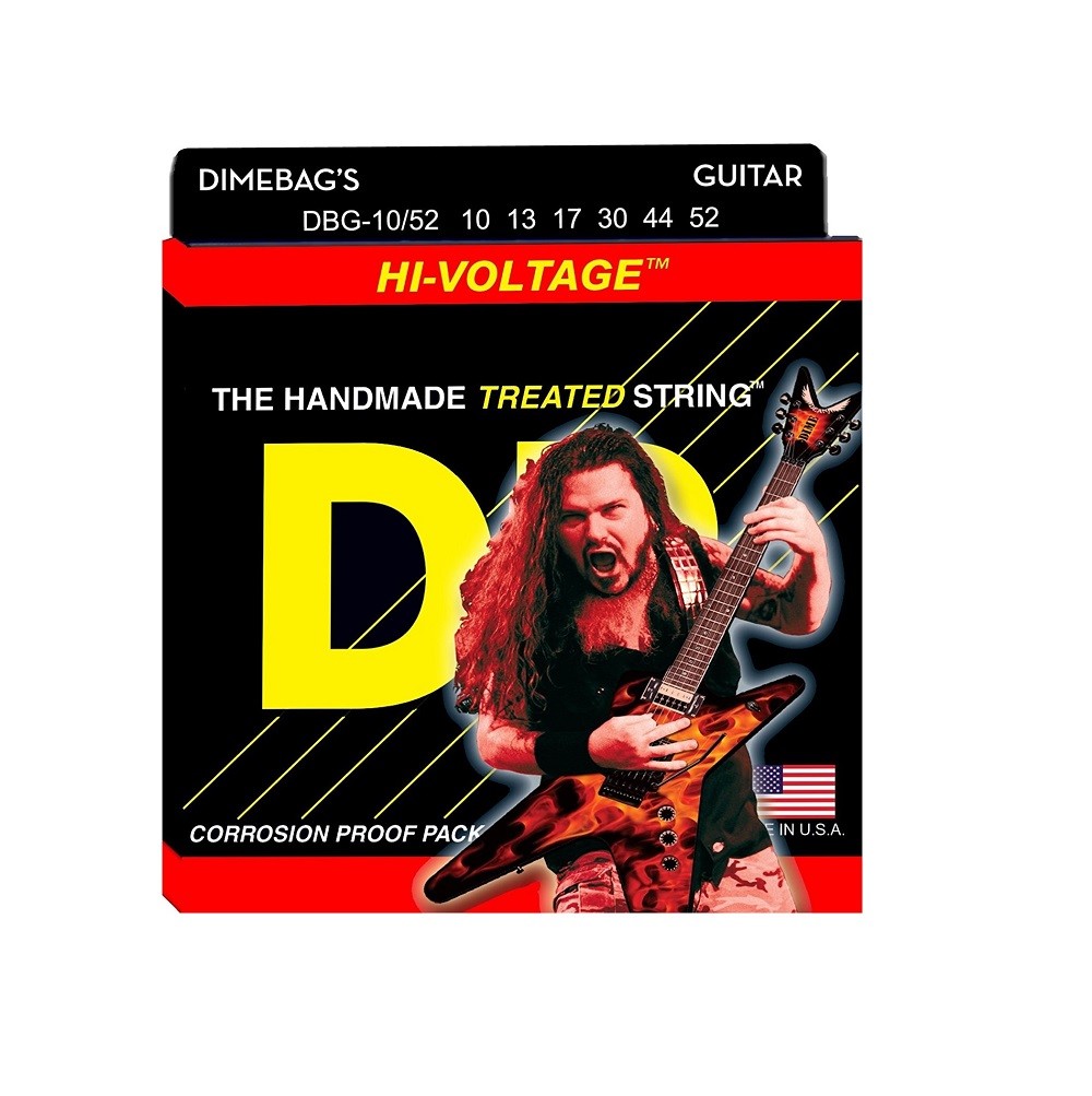 DR Strings Electric Guitar Strings, Dimebag Darrell Signature, Nickel-Plated,...