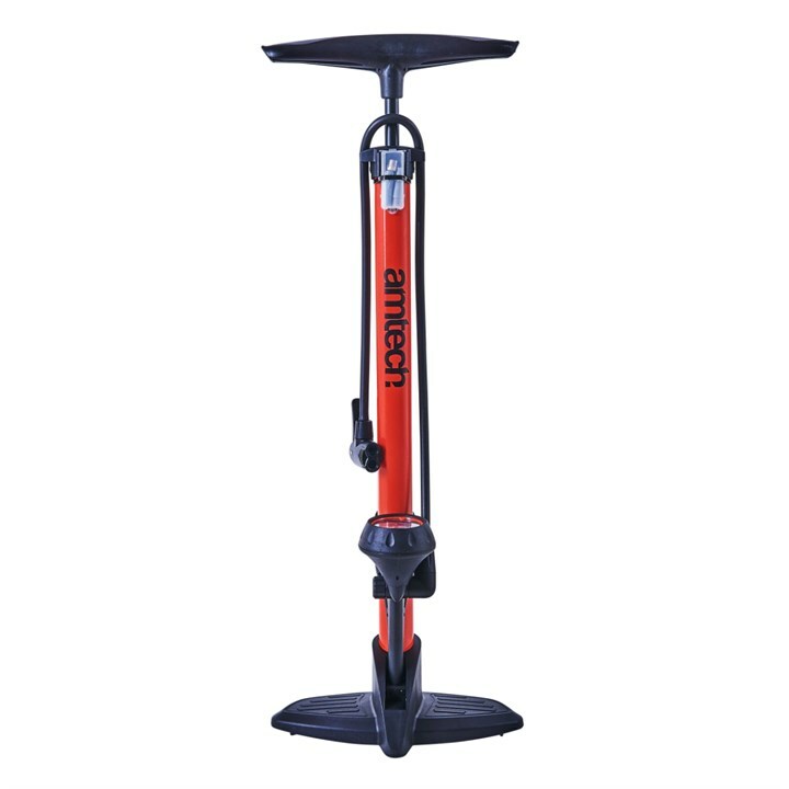 Heavy Duty Performance Cycle Pump 32mm x 75cm With Gauge Bike Pumps Sport Ball