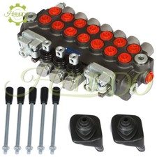 BSPP Hydraulic Directional Control Valve 40L Port 11GPM 7 Spool With JOYSTICK