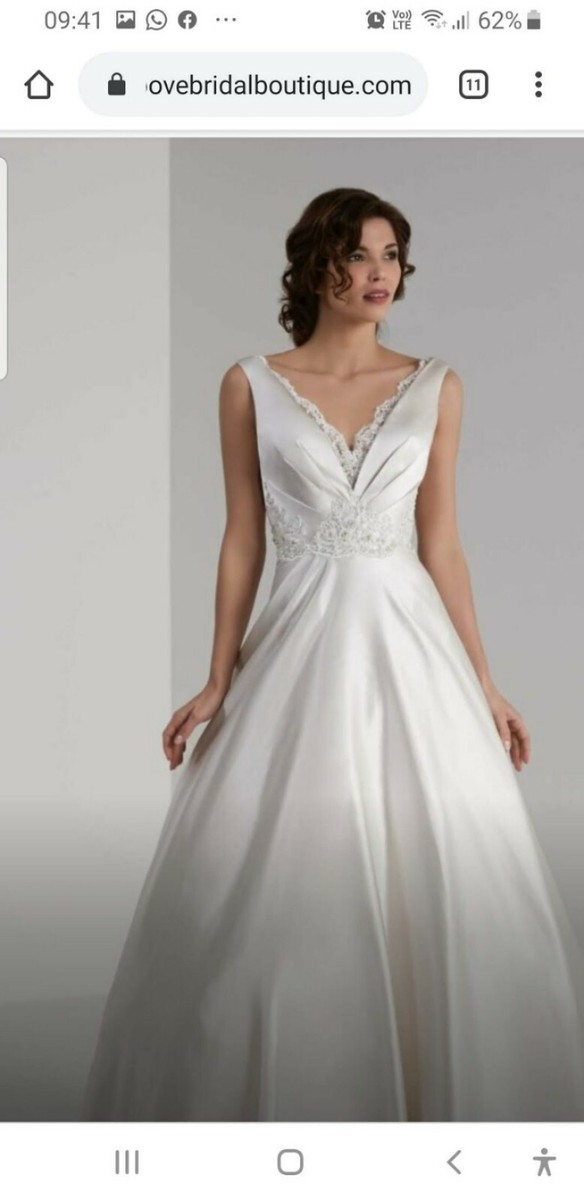 wedding dress, ivory, size 16, phil collins, unaltered UK