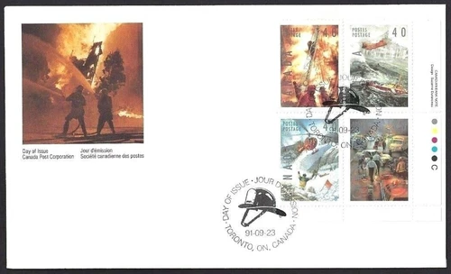 🍁Canada  #1333a LRpb  "DANGEROUS OCCUPATIONS"  Brand New 1991 First Day Cover