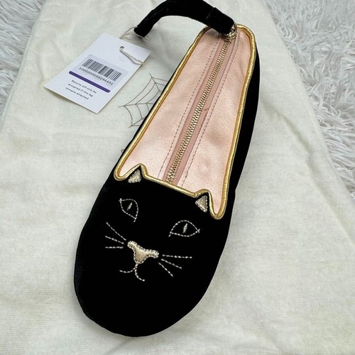 Autentica borsa a forma di scarpa gatto CHARLOTTE OLYMPIA rara con etichetta Giappone 120 30 - Foto 3 di 13