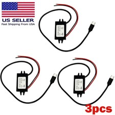 3pc 12V 8-23V In To 5V Out DC-DC Converter Module 3A 15W with TYPE-C Output