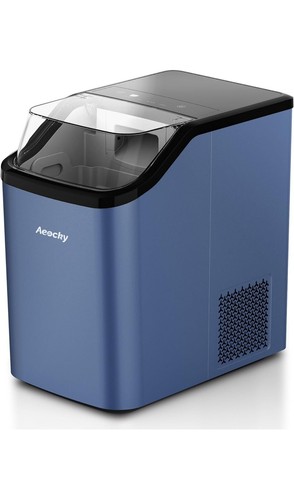 33Lbs/24H Nugget Countertop Ice Maker with Soft Chewable Ice with Self-Cleaning