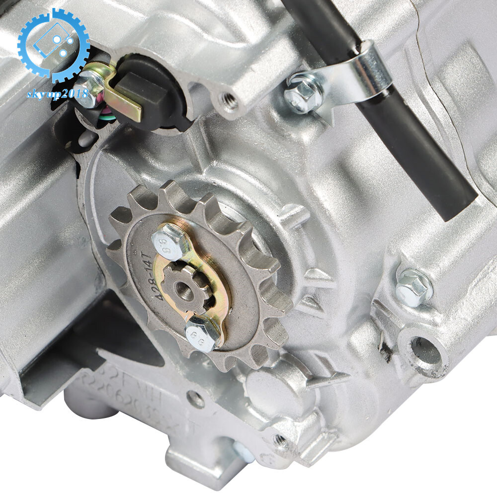 125cc Go Kart Engine - 4-Stroke 3-Speed Semi-Auto Motor With Electric Start & Reverse