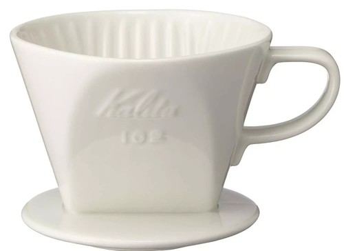 Kalita - Kalita 102 Ceramic Dripper Coffee Dripper White New in Box - Picture 2 of 5