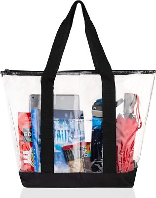 large plastic tote bag