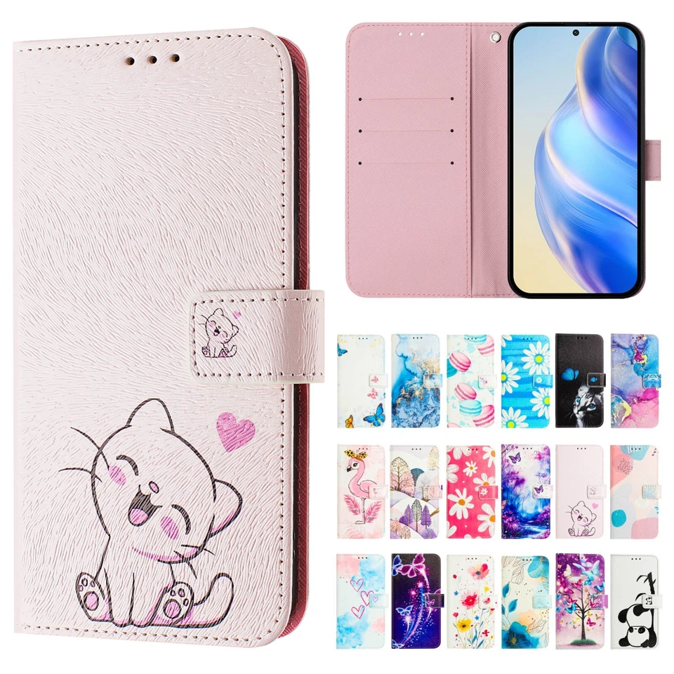 18 Pattern Styles Flip Wallet Card Case For Samsung Galaxy S25/S25+/S25 Ultra - Image 2 of 4