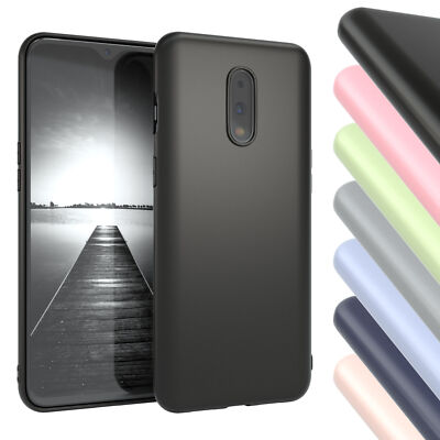 Handyhülle OnePlus 7 Hülle Tasche Silikon Backcover Case Soft Cover Schutz Slim