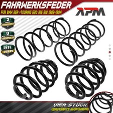 4x Federn Fahrwerksfeder Vorne Hinten für BMW 3er +Touring E30 316 318 1982-1994