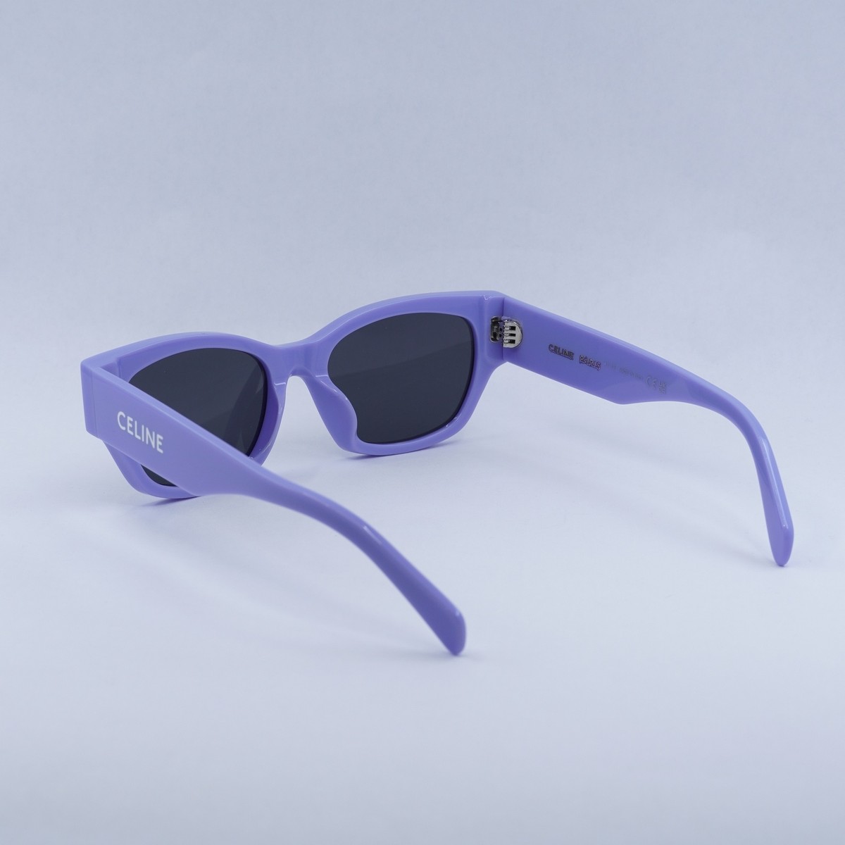 CELINE CL40197U 78A Shiny Lilac/Smoke 54-18-145 Sunglasses