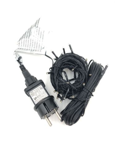 Konstsmide 3610-110 Micro LED Lichterkette fuer Aussen (IP44) / 24V Aussentrafo