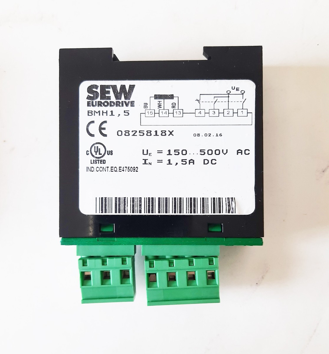 SEW 0825818X BMH 1,5 Rectifier Module Motor Brake Rectifier Block 