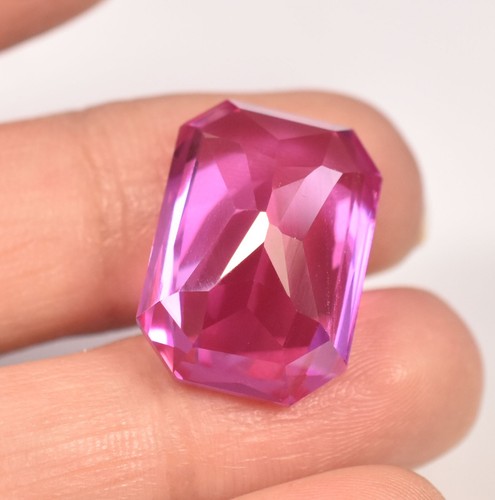 AAA Natural Flawless Ceylon Pink Sapphire Unheated Loose 26.75Ct - Picture 2 of 6