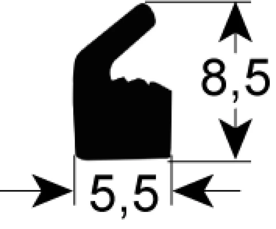 ALLPAX DECKELDICHTUNG B 5,5MM H 9MM SILIKON VPE METERWARE FÜR VAKUUMGERÄT