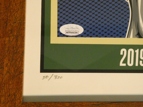 Milwaukee Bucks 2019 Playoffs SIGNED LIMITED POSTER Giannis Antetokounmpo - Picture 3 of 4