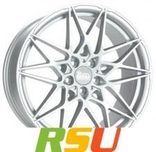 MAM B2 silver painted 8.5x20" ET45 LK5 112 ML 72.6 Alufelgen 20 Zoll