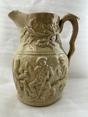 Vintage Relief geformter Krug, Stil von Willie Brew'd A Peck O' Malt, Robert Burns
