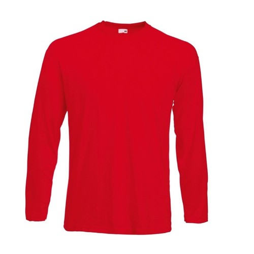 1 3 5 Pack Fruit of the Loom Long Sleeve T Shirt Plain Tee Shirt Top Sale Lot - Picture 14 of 17