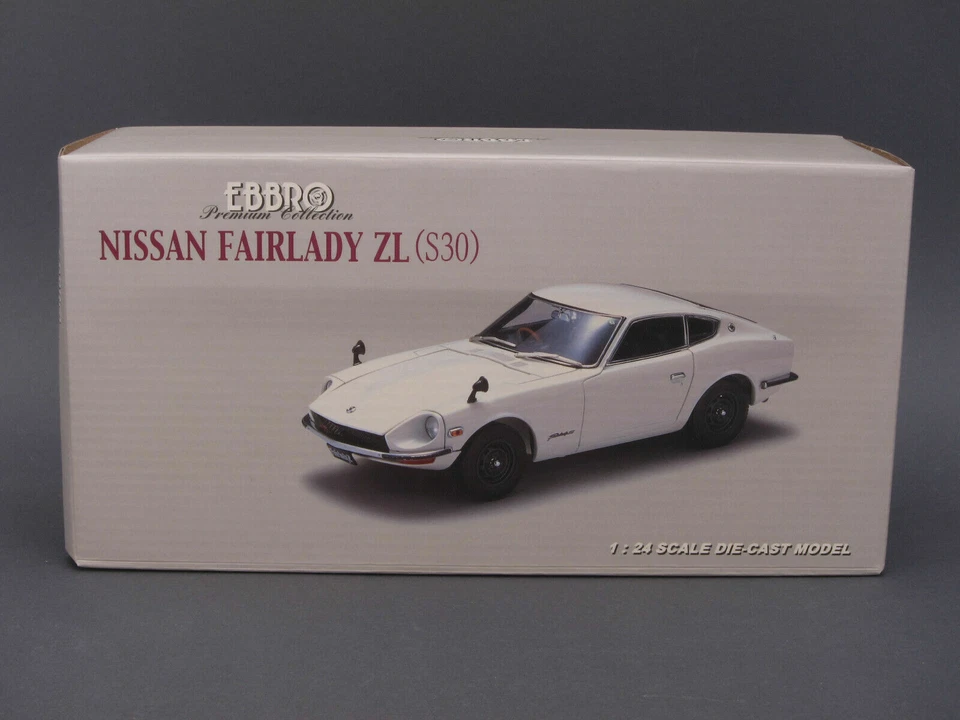 EBBRO 1/24 Nissan Fairlady ZL (S30) 1971 - BIANCO - VERY RARE MODEL - Immagine 2 di 4