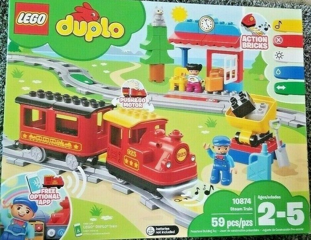duplo steam train set 10874