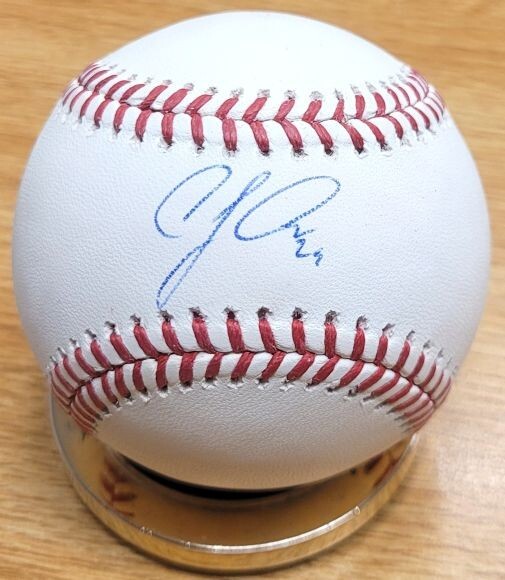 CJ CRON Autographed Signed Colorado Rockies Official Major League Baseball 