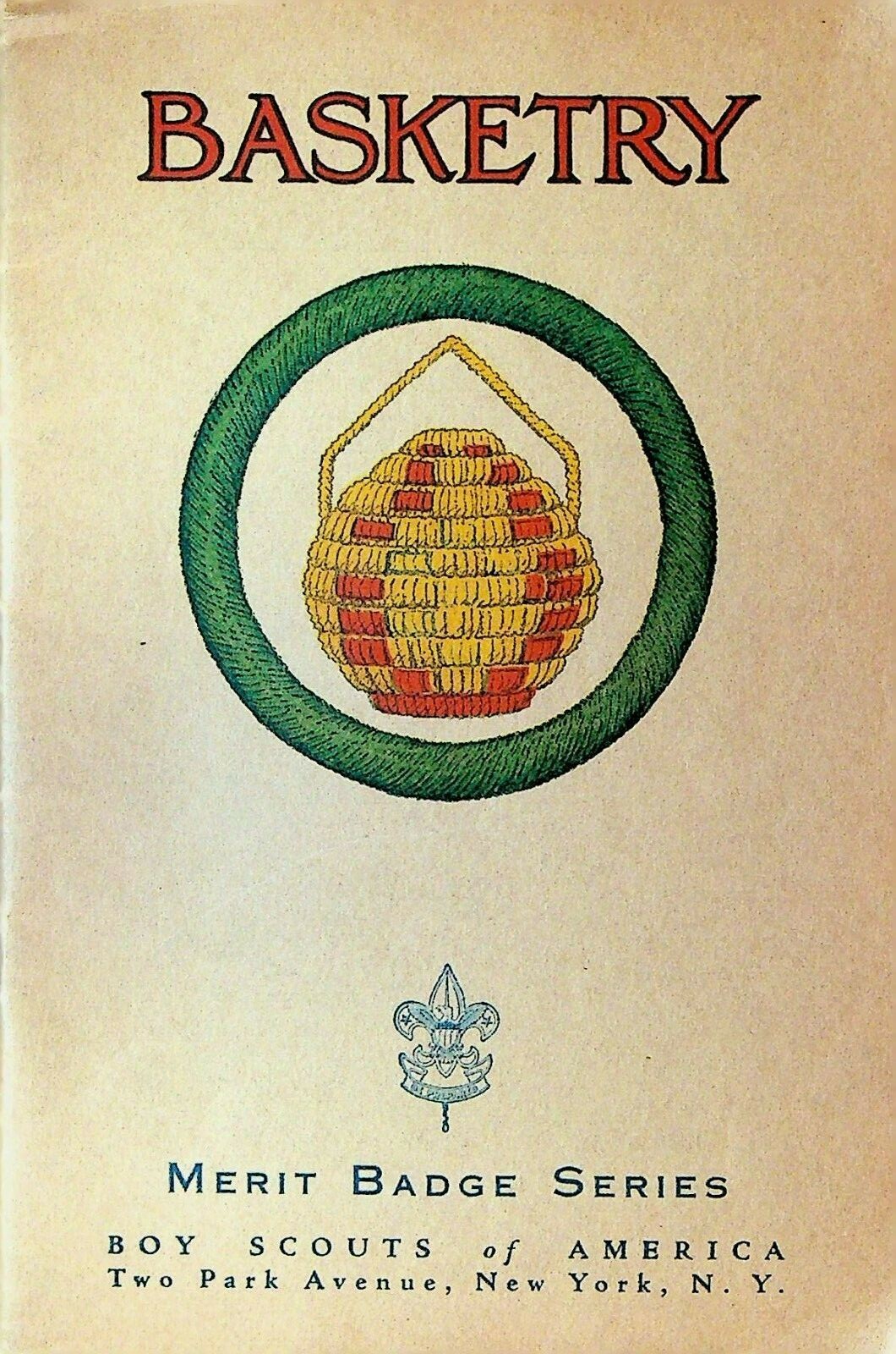 Basketry Merit Badge Series Booklet 1937 BSA Boy Scouts of America eBay
