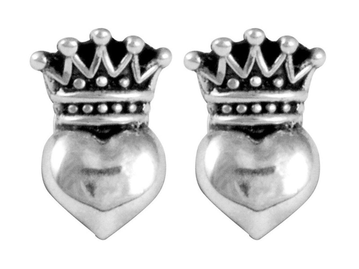 アクセサリー KING BABY USA <crown heart ><No.237> King Baby 3D Crowned Heart Pendant