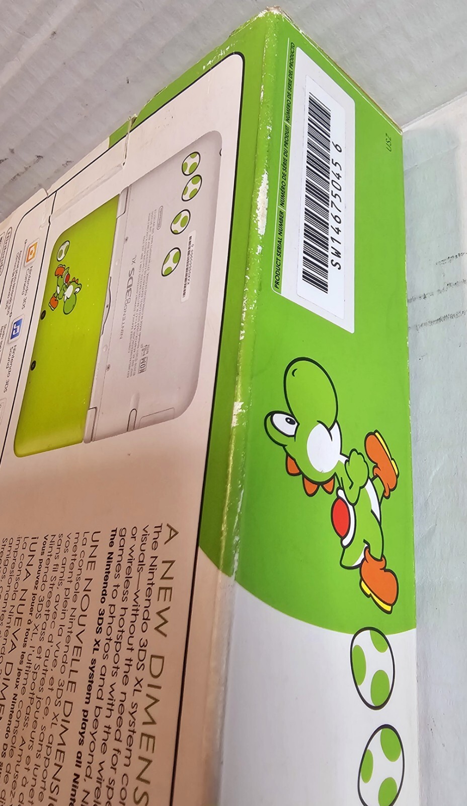 Nintendo 3DS XL Yoshi Limited Edition Box And Paperwork (No Game) eBay