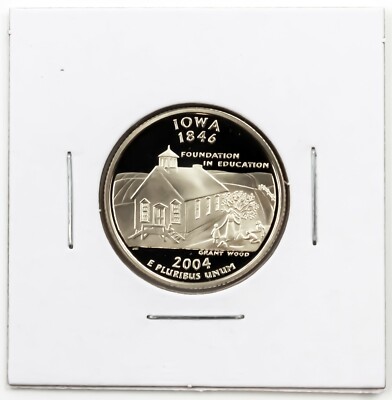 2004-S 25c Proof Iowa State Quarter