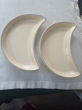 Cunard Queen Mary Maddock Wear 2 Crescent Plates
