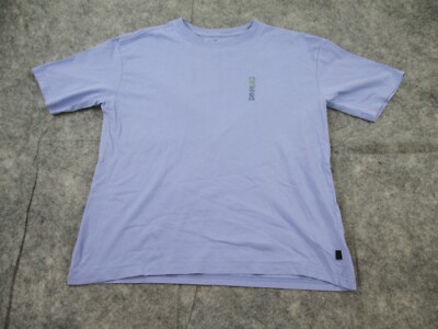 Quiksilver Top T Shirt Tee 14 Short Sleeve Round Neck Cotton Womens Purple Surf