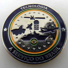 TECNOLOGIA A SERVICO DO BRASIL THALES CHALLENGE COIN