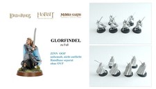 unbemalt - nicht entfärbt - Glorfindel zu Fuß - ZINN - GW - OOP - ohne OVP