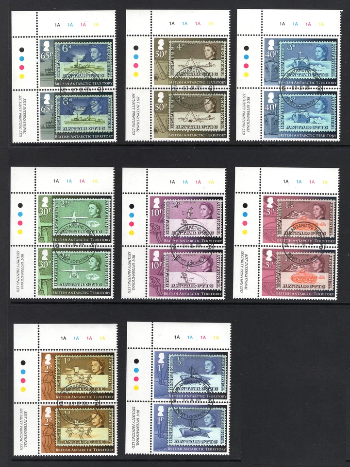 M5478 Territorio Antártico Británico 2013 SG596/611 - Pares de estampillas de aniversario Foto 2 de 2