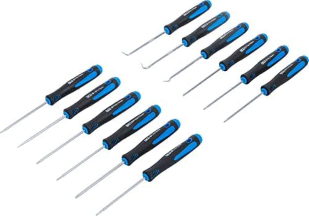 Kit Precisione 12 Pz: Ganci e Cacciaviti per Modellismo e Restauro