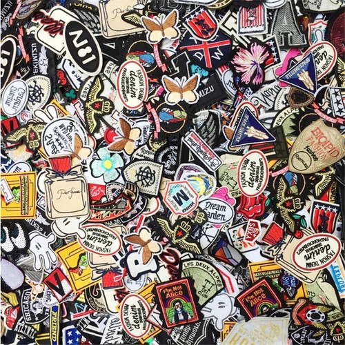 Mixed Sew-On Embroidered Random Mix Iron On Patches Clothing Badge Clothes 50PCS - Picture 2 of 7