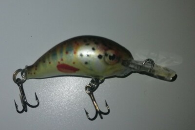 Ugly Duckling Farbe: BT 2cm 1g floating Wobbler Forellenköder Köder