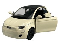 Kinsmart Fiat 500E Beige 1:28 No Box KT5440 New Diecast Metal Model