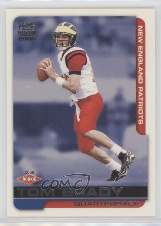 Tom Brady 2000 Pacific Paramount #138 Base Price Guide - Sports