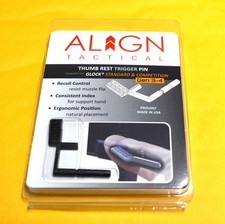 Align Tactical Glock Gen 3-4 17 20 22 34 40 Steel Trigger Pin Thumb Rest 1182023