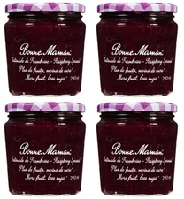 Bonne Maman More Fruit Less Sugar Spread Raspberry 290 ml (4 Pack)