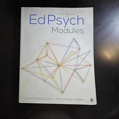 EdPsych Modules - Paperback, by Durwin Cheryl Cisero; Reese-Weber - Acceptable