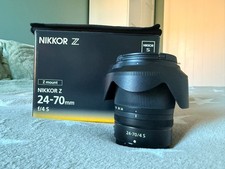 Nikon NIKKOR Z  24-70mm F4 S Full Frame Zoom Lens - Pristine Condition Boxed
