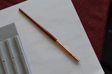 vintage antique fountain pen dip pen wood handle gold Joseph Gillott 1856 Hughes