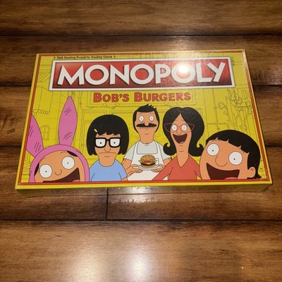 Monopoly Bob's Burgers Edition Board Game Brand New Hasbro 2017