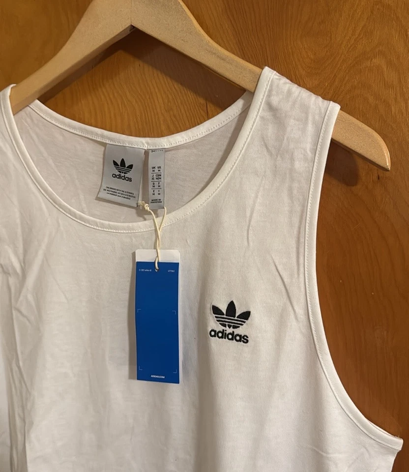 Adidas Tank Top Mens Medium White - Image 2 of 2