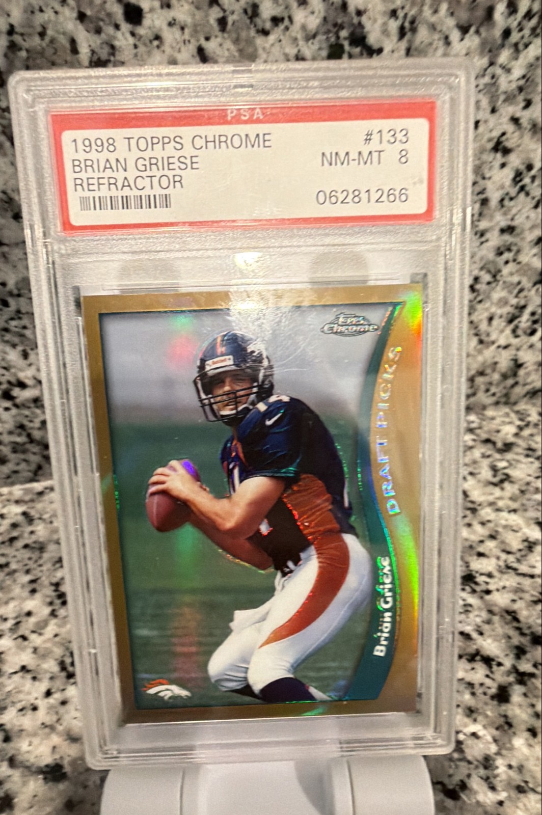1998 Topps Chrome - Draft Picks Brian Griese #133 Refractor (RC)