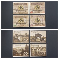 4 x Notgeld -- Miasto STUTTGART / Badenia-Wirtembergia -- kompl. & ksfr. -- I9