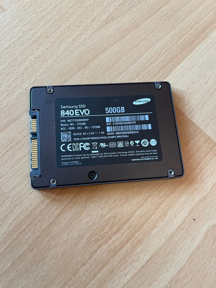 Samsung SSD 840 EVO 500GB